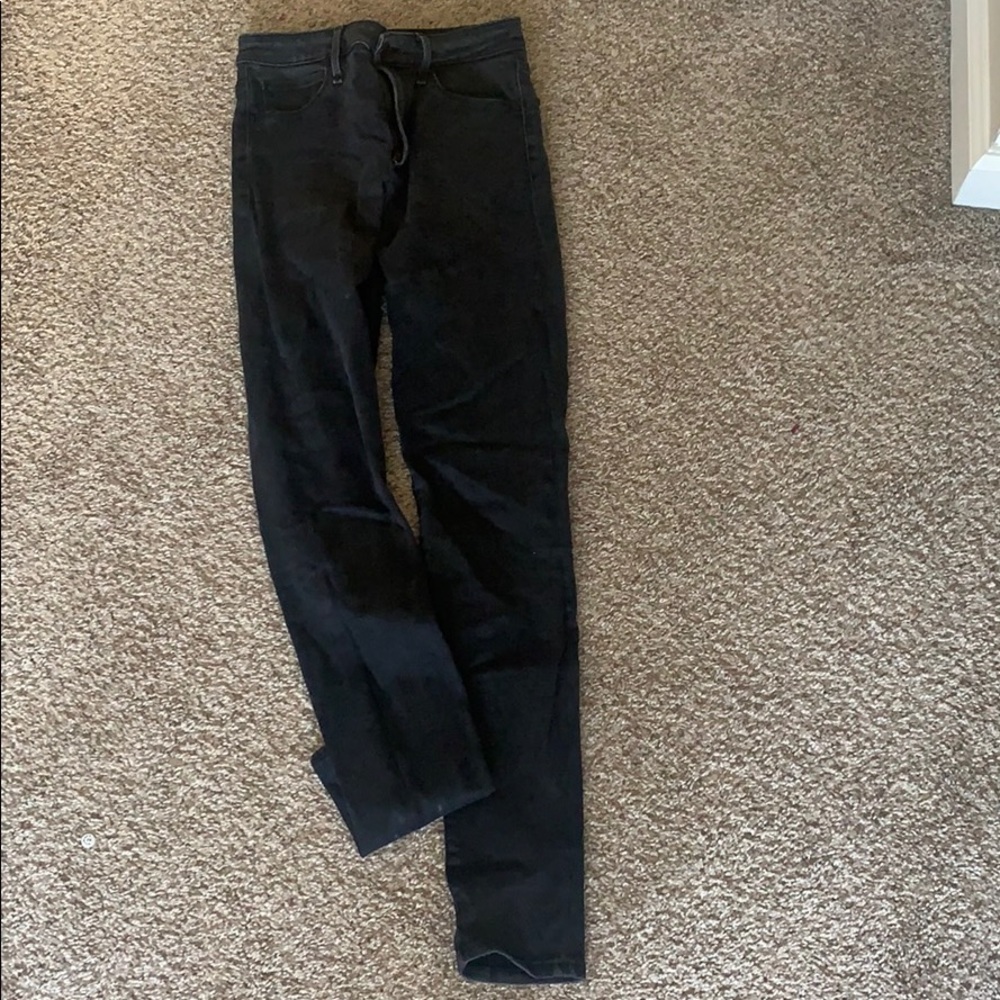 Abercrombie black super skinny jeans
